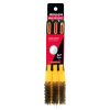 Allway SMB3 Soft-Grip Stainless Mini Brushes, 3-Pack