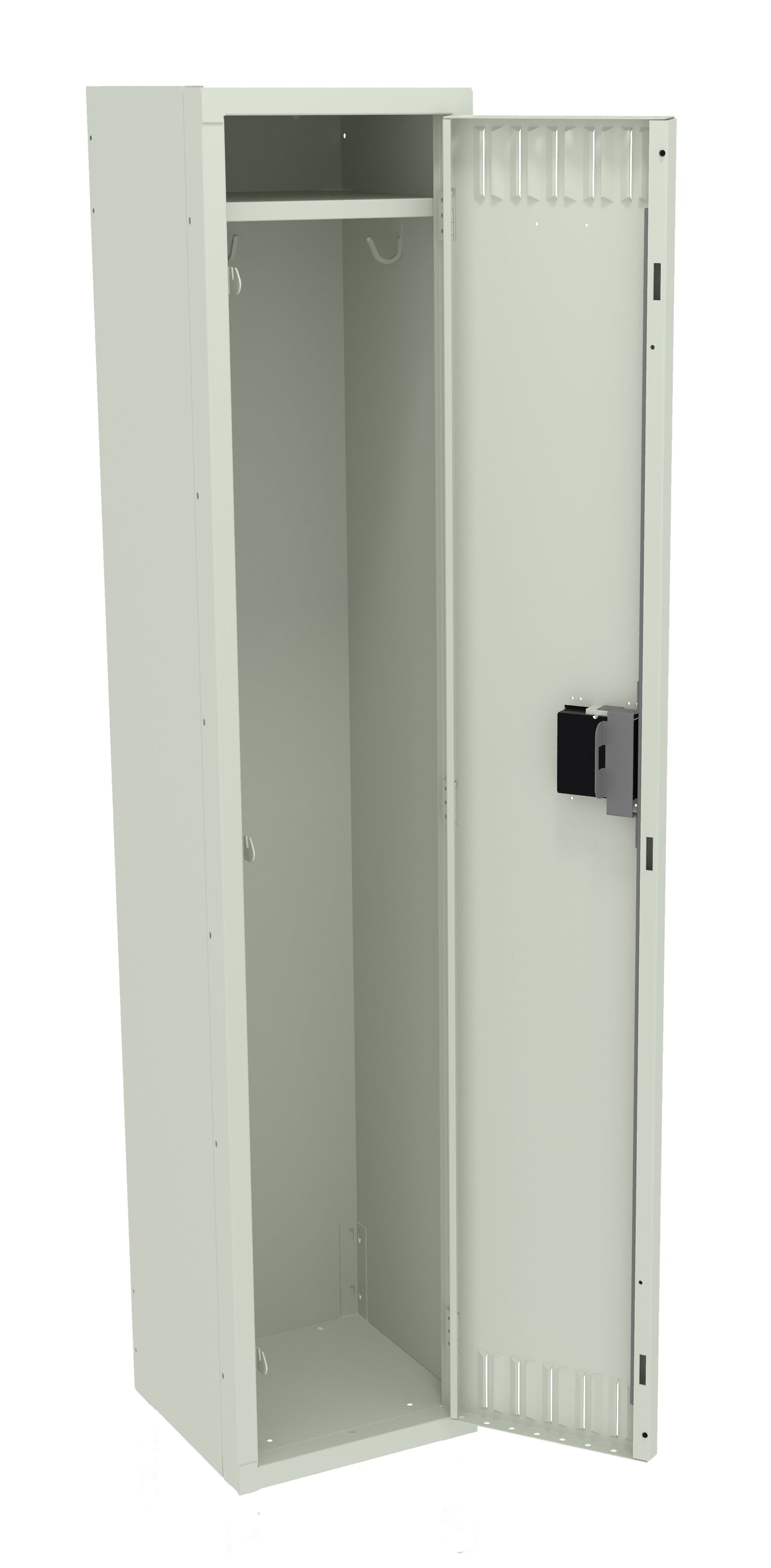 Tennsco STK-121260-A Single Tier Locker - One Wide Without Legs (Unassembled)