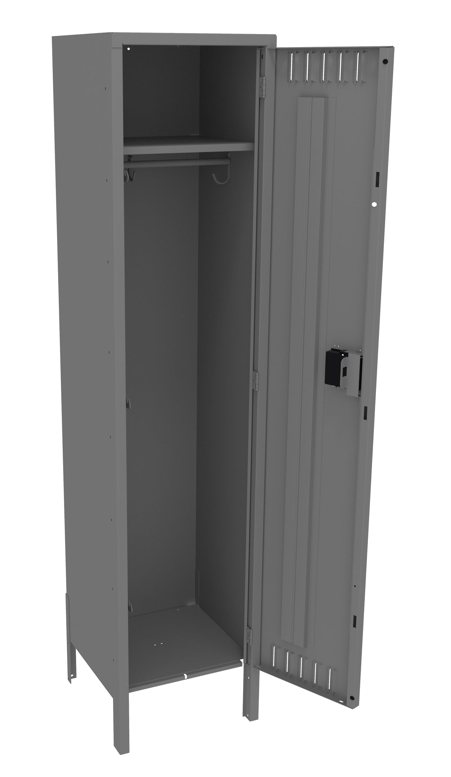 Tennsco STS-151560-1 Single Tier Locker - One Wide With Legs (Assembled)