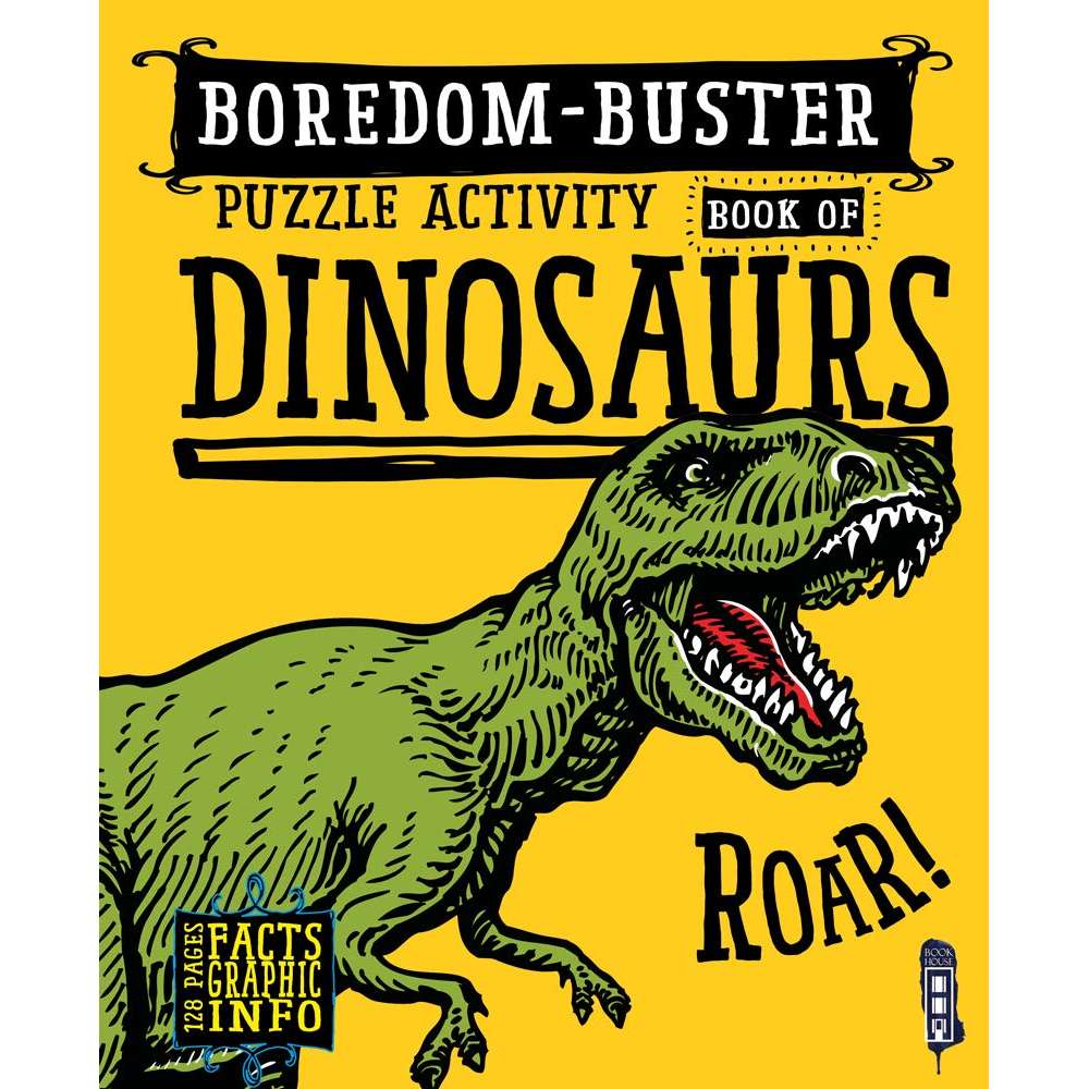 Paradise Clay STL343 Boredom-Buster Puzzle Activity Book of Dinosaurs - Book