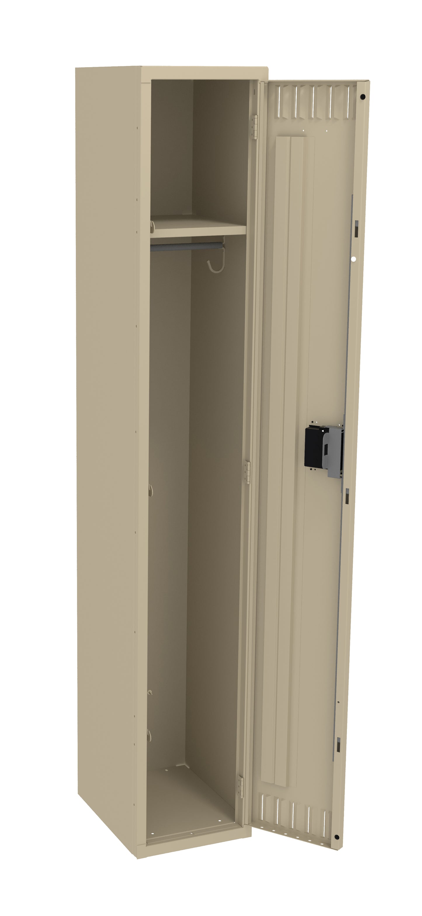 Tennsco STS-121572-A Single Tier Locker - One Wide Without Legs (Assembled)