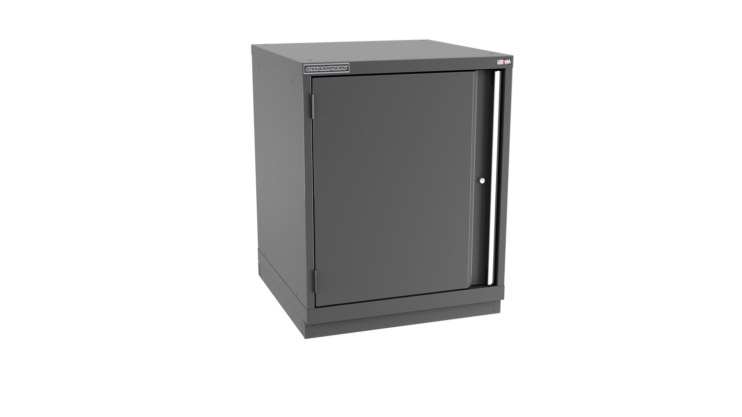Champion Tool Storage SW1500-FDIL-FTB-DG 1-Door Standard Depth Modular Cabinet SW1500 | 28-1/4"W x 35-7/8"H x 28-1/2"D, Dark Gray