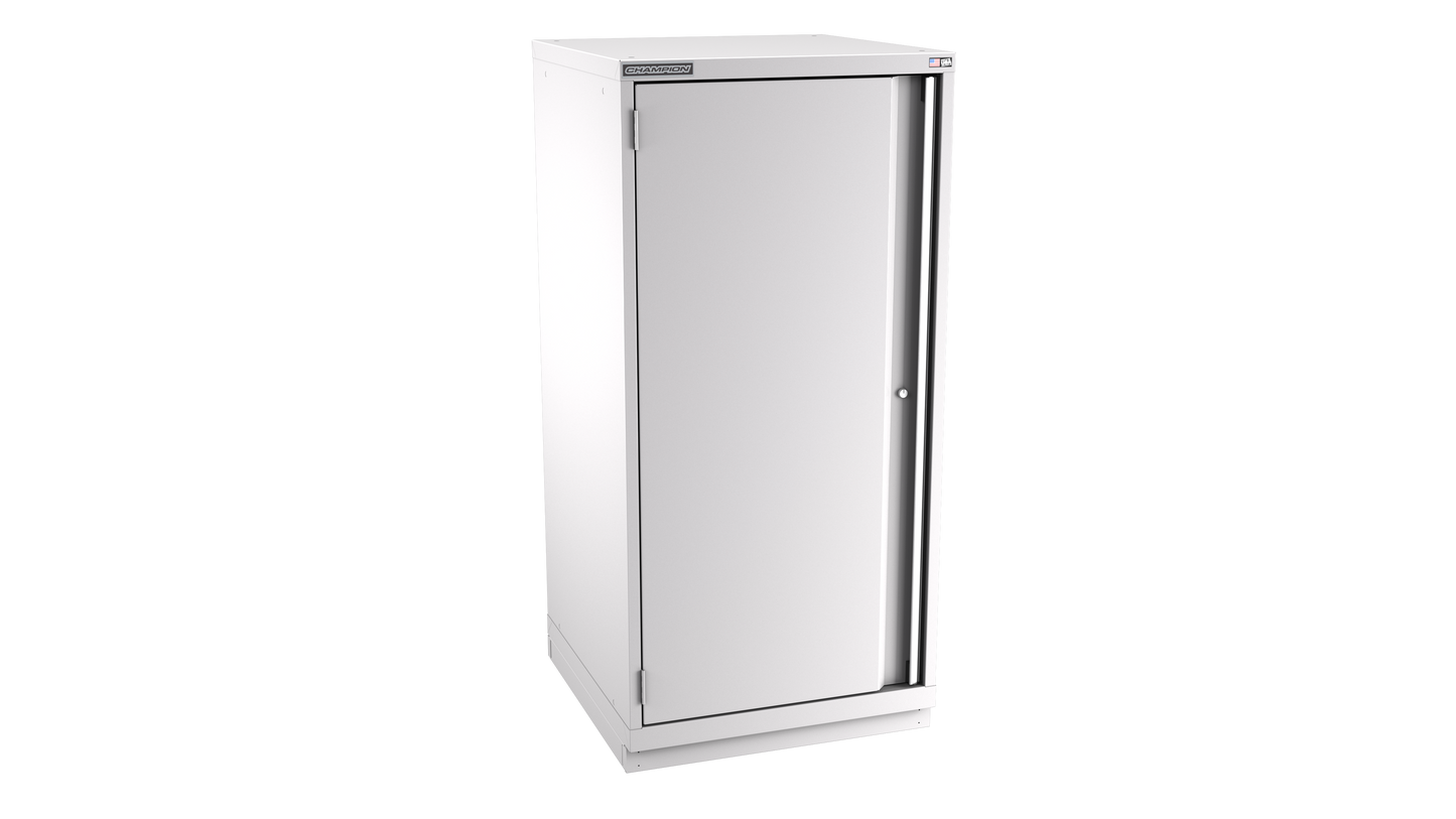 Champion Tool Storage SW2700-FDIL-FTB-LG 1-Door Standard Depth Modular Cabinet SW2700 | 28-1/4"W x 59-1/2"H x 28-1/2"D, Light Gray