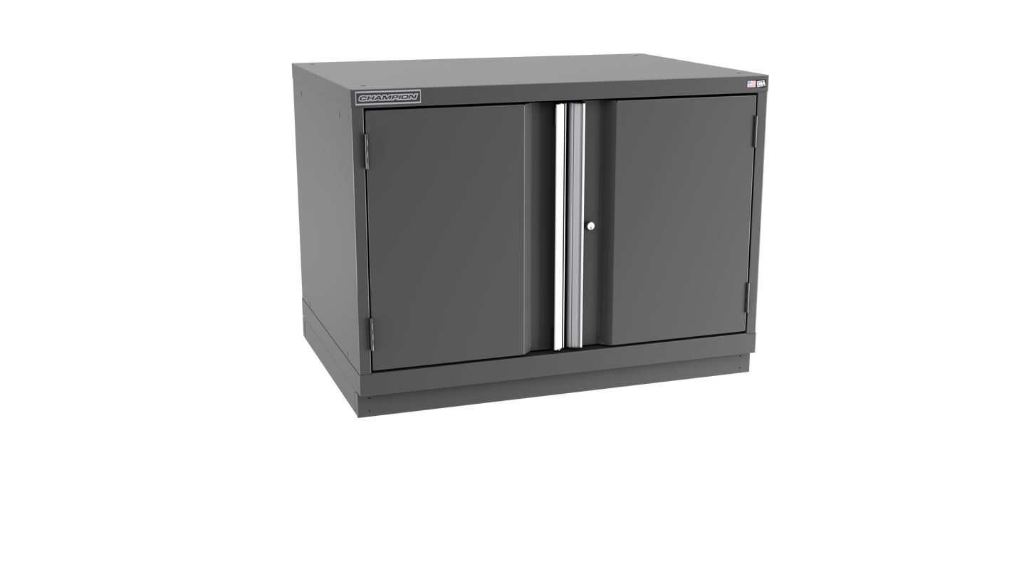 Champion Tool Storage SWP1200-2FDIL-FTB-DG 2-Door Standard Depth Modular Cabinet SWP1200 | 40-1/4"W x 29-7/8"H x 28-1/2"D, Dark Gray
