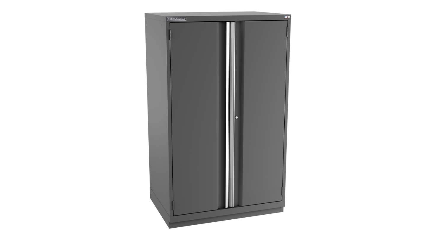 Champion Tool Storage SWPS3050-2FDIL-FTB-DG 2-Door Shallow Depth Modular Cabinet SWPS3050 | 40-1/4"W x 66-3/8"H x 22-1/2"D, Dark Gray