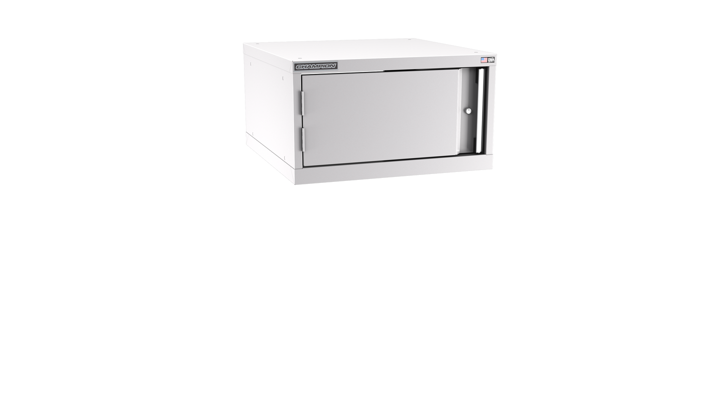 Champion Tool Storage SWS600-FDIL-LG 1-Door Shallow Depth Modular Cabinet SWS600 | 28-1/4"W x 15-3/4"H x 22-1/2"D, Light Gray