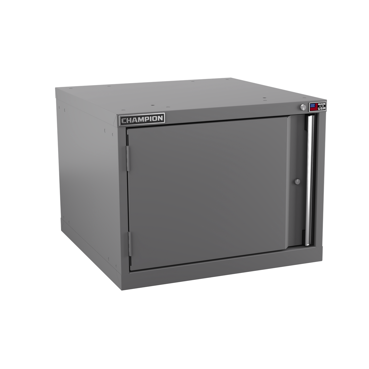 Champion Tool Storage SWS900-FDIL-DG 1-Door Shallow Depth Modular Cabinet SWS900 | 28-1/4"W x 21-5/8"H x 22-1/2"D, Dark Gray