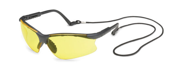 Gateway Safety 16GB75 Scorpion Safety Glasses - Adjustable Ratchet Temple Wraparound Eye Protection with Anti-Fog Gap Design