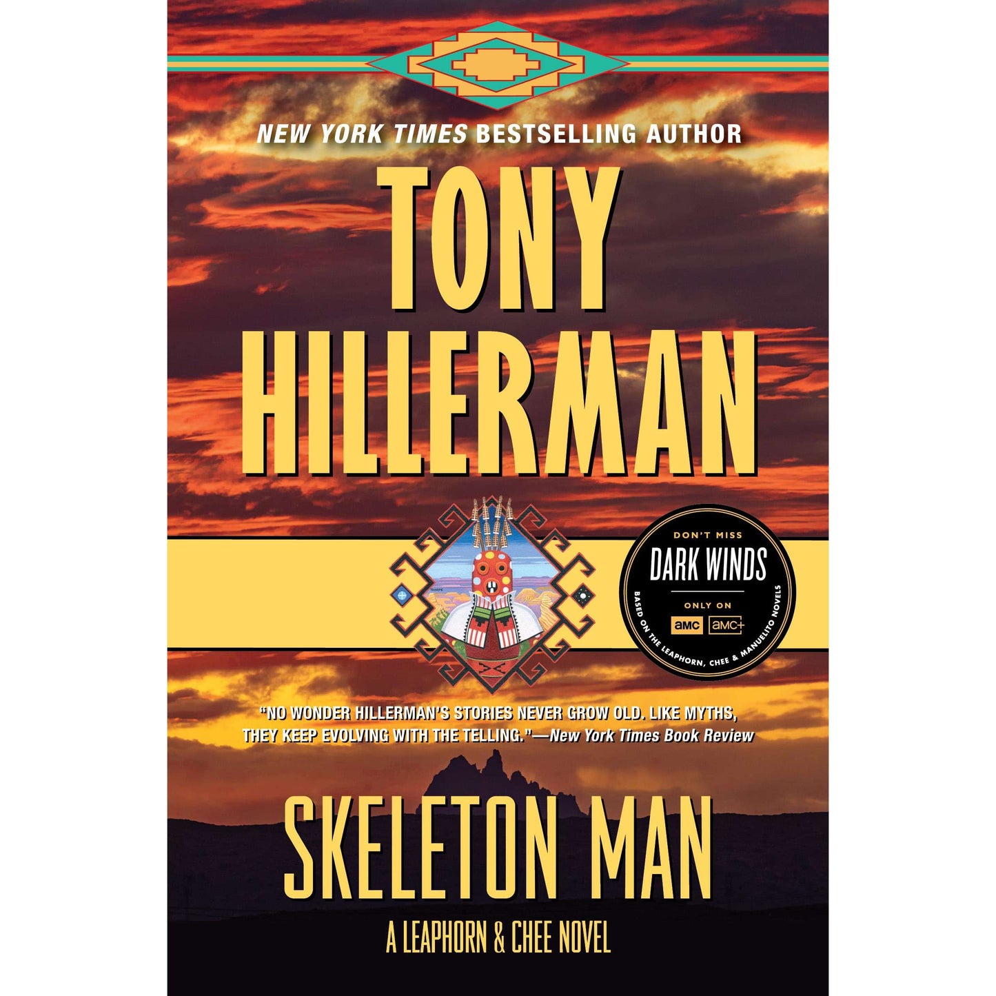 Paradise Clay HRWSP28 Skeleton Man: A Leaphorn and Chee Novel - Book