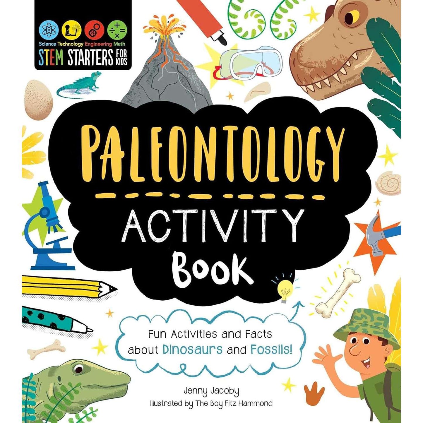 Paradise Clay SKY187 STEM Starters for Kids Paleontology Activity Book