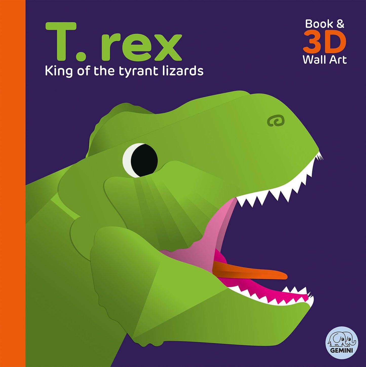 Paradise Clay PGW300 T. Rex - King of the Tyrant Lizards (Awesome 3D Wall Art) - Book