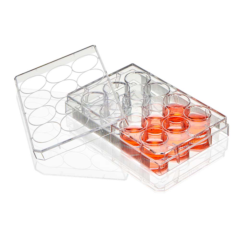 Globe Scientific TC-PLT-12-NT Diamond SureGro Multiple Well Plate 12 Well Flat Bottom Non-treated Sterile Individually Wrapped