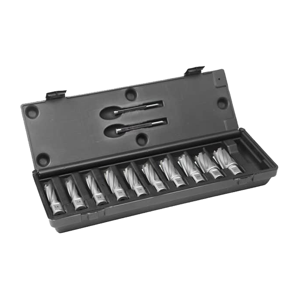 Euroboor TCT.KIT/10L-I2 Cutter Kit, Tct, Doc 2", Dmin 9/16", Dmax 15/16".