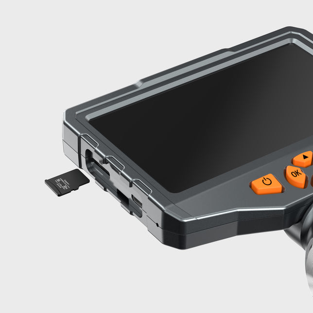 Teslong TD500D65DL155 TD500 Pro Articulating 6.5 mm Dual-Lens Inspection Camera, 0.25 in (6.5 mm) Diameter