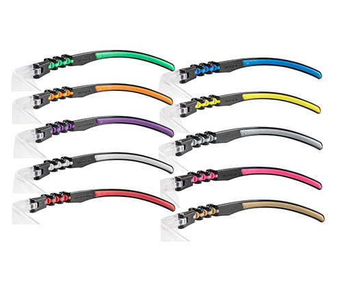 Gateway Safety 269980 RibbonCandy Safety Glasses - Lightweight Colorful Eye Protection with Patented Temple Technology®