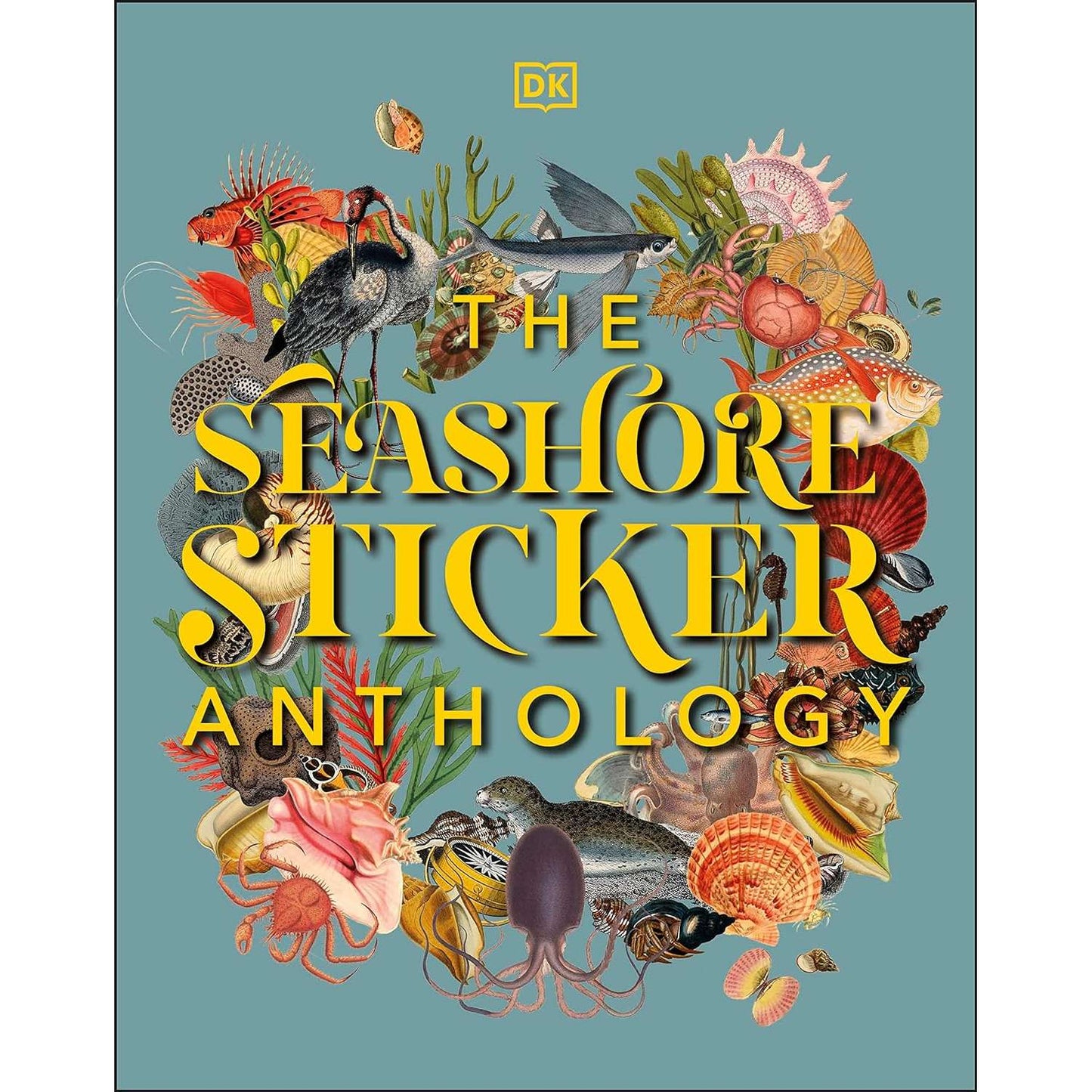 Paradise Clay DKP152 The Seashore Sticker Anthology: With More Than 1,000 Vintage Stickers - Book