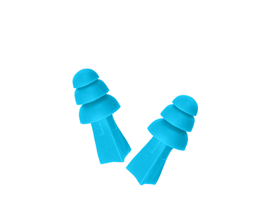 Gateway Safety 942500 Tri-Grip JR Reusable Earplugs - Junior Size, 27 NRR, Small Ear Canal Fit