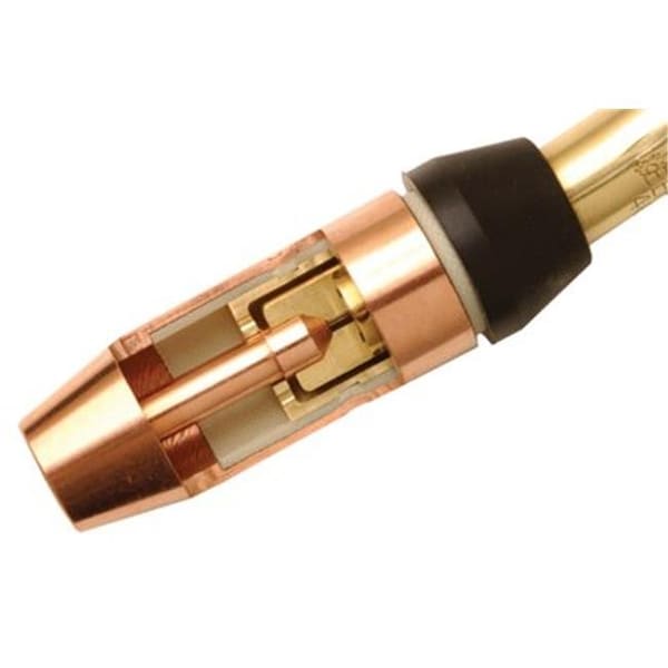 BERNARD N-5814C Centerfire Nozzle 5/8""D 1/4"" Recess Copper