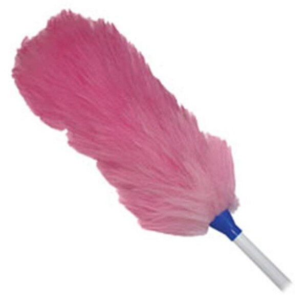 Impact IMP3106 Extended Twist-And-Lock Lambswool Duster - 60" Overall Length - 1 Each - Lamb'S Wool - White, Assorted