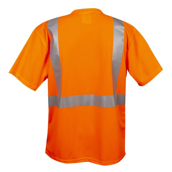 Cordova Safety V410S Cor-Brite™ Class II T-Shirt Crew Neck, One Front Pocket