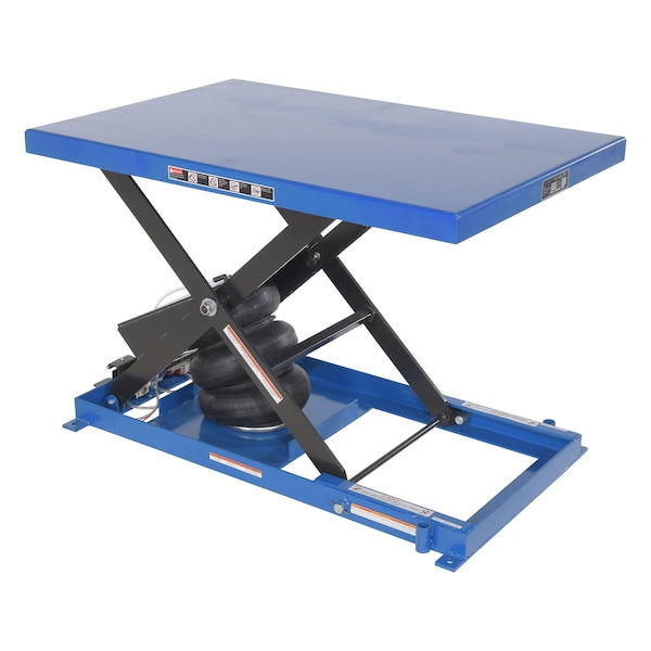 Vestil ABLT-1000 Heavy Duty Air Bag Scissor Table, 1000 lb. Cap