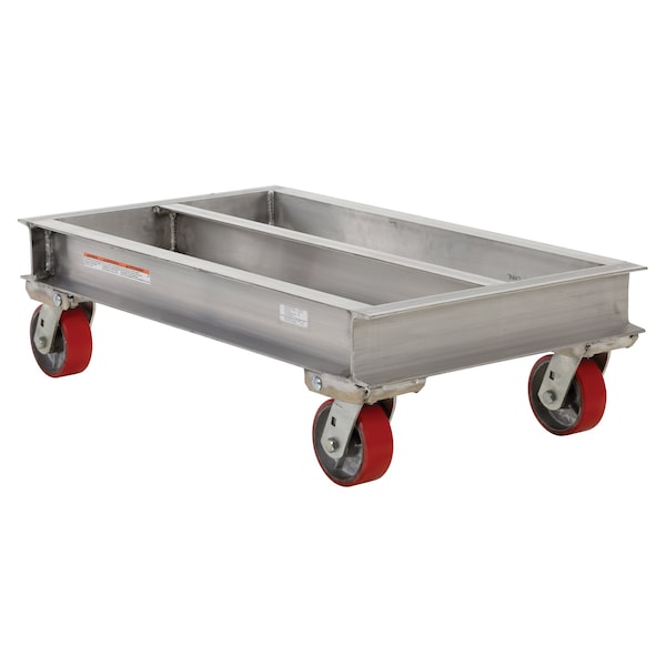 Vestil ACP-2442-20 Alum, Channel Dolly, 2000 lb., 24W x 42L