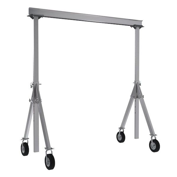 Vestil AHA-15-12-12-PNU Alum Gantry Crane, Pneumatic Caster, 12x12