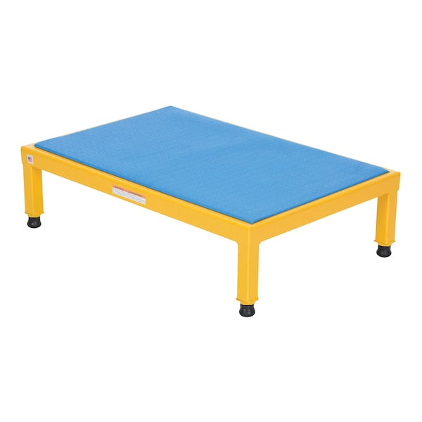 Vestil AHT-H-2436 Adj. Steel Stand, 10-1/2-16-1/2 H, 24 x 36, 10.5 Overall Height, Steel, Yellow