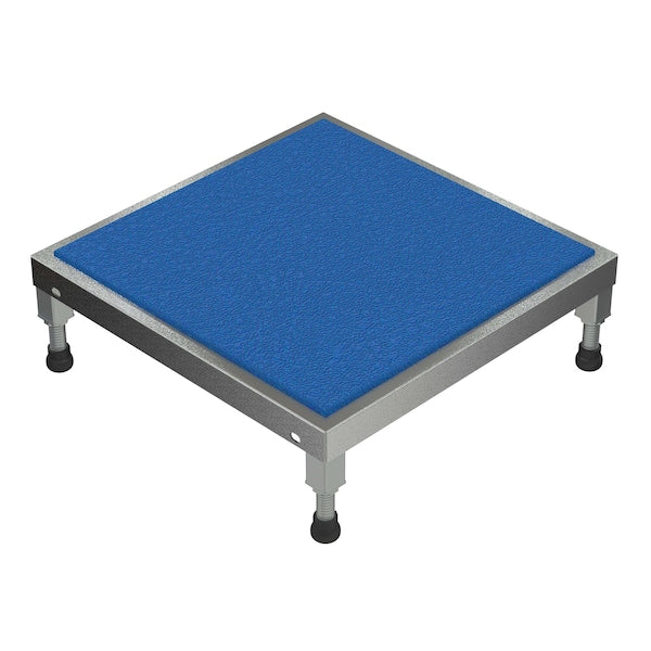 Vestil AHT-L-2424-SS Adjustable Stainless Steel Stand 6-3/4" to 8-3/4" Height 24"W x 24"L