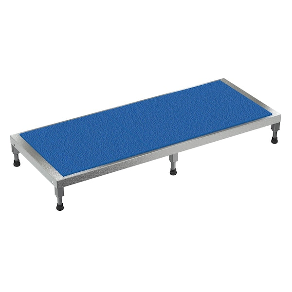 Vestil AHT-L-2460-SS Adjustable Stainless Steel Stand 6-3/4" to 8-3/4" Height 24"W x 60"L