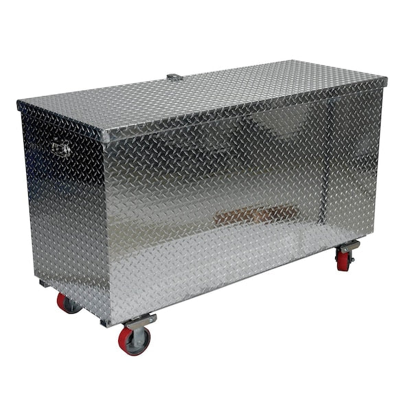 Vestil APTS-3060-C Tool Box, Casters, Silver, Aluminum, 60 in W x 30 in D