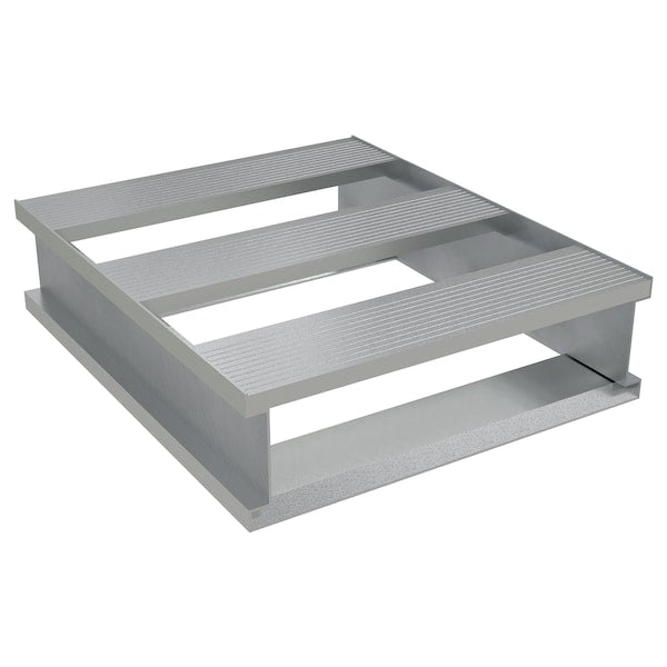 Vestil AP-2024 Aluminum Half Pallet, 24 in L, 20 in W, 6 H