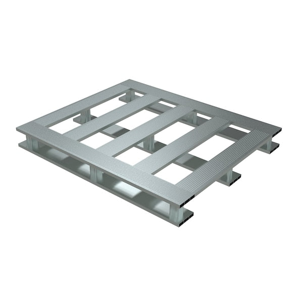 Vestil AP-4048-SB Aluminum Pallet, 47.875 in L, 40 in W, 5.0625 H