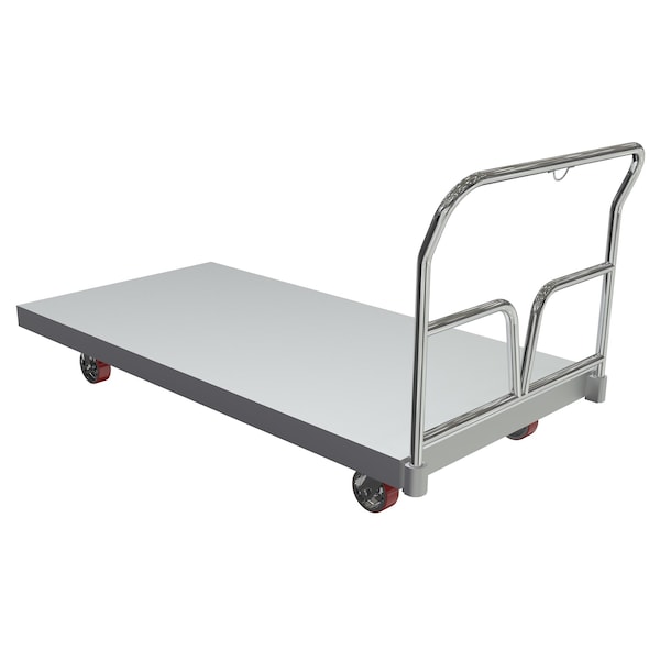 Vestil ASD-3672 Silver Aluminum Sheet Deck Platform Truck 36 x 72