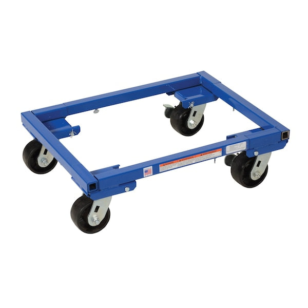 Vestil ATD-1622-4 Adjustable Tote Dolly, 2000 lb Capacity