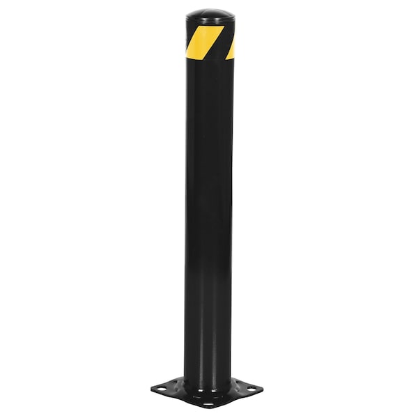 Vestil BOL-36-4.5-BK STEEL PIPE SAFETY BOLLARD 36"X4.5" BLACK