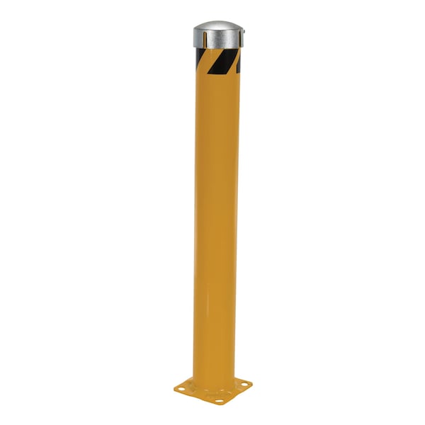 Vestil BOL-JKS-48-5.5 48x5.5 Pipe Bollard w/Steel Cap