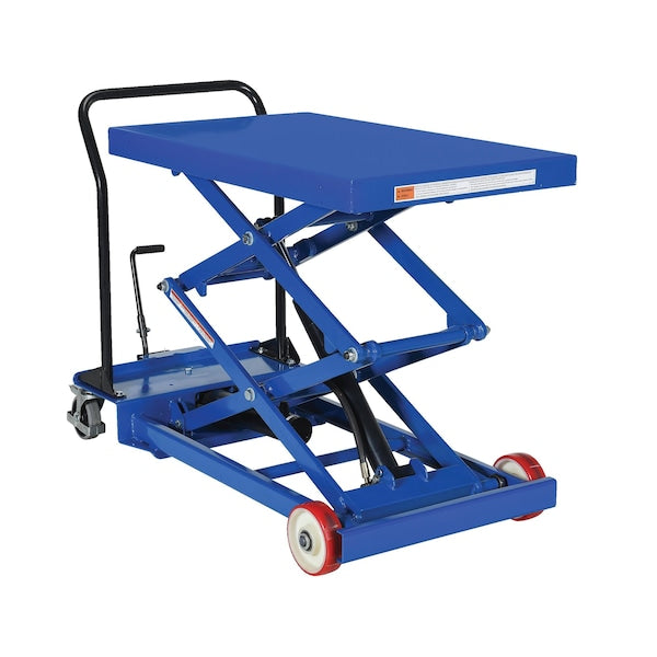 Vestil CART-1000-D-FR Premium Double Scissor Cart, 1000 lb. Cap, 24"W, 40-1/2"L