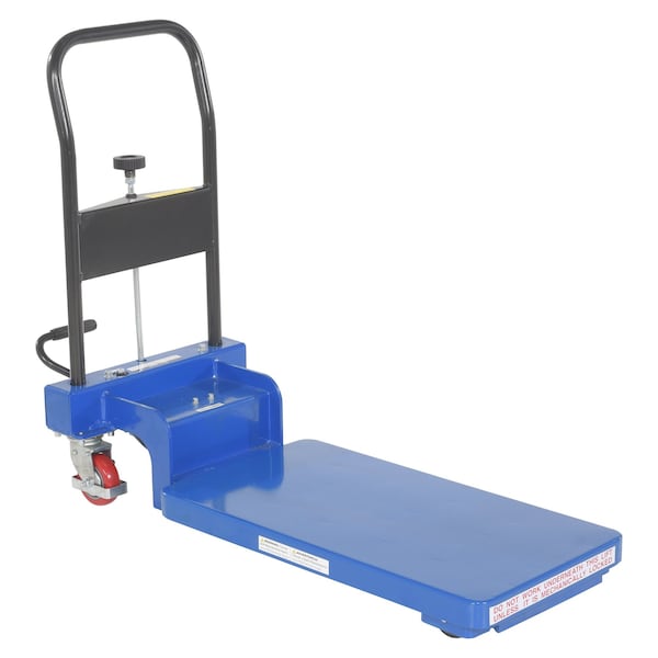 Vestil CART-200-LP-AS LOW PROFILE HYDRAULIC SCISSOR CART 200 LB AUTO-SHIFT