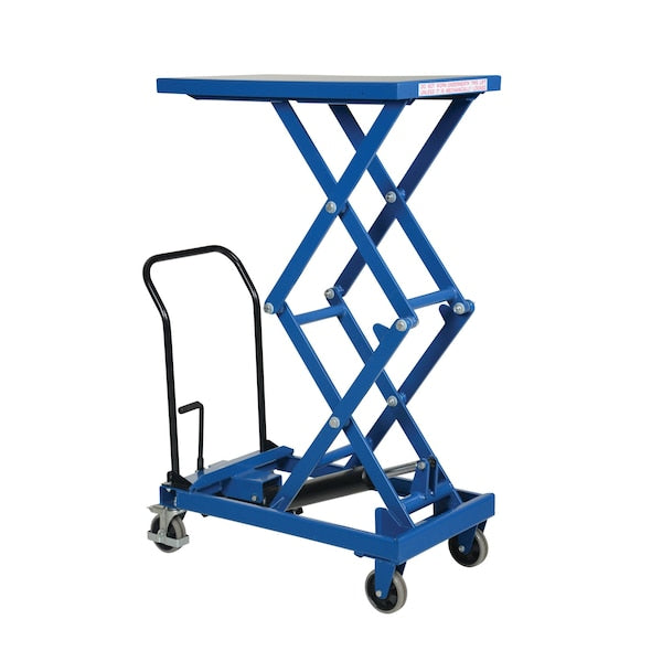 Vestil CART-300-D-FR Premium Double Scissor Cart, 300 lb. Cap, 19-1/2"W, 33"L