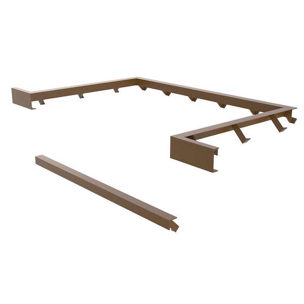 Vestil CAS-65 Dockleveler Option-Curb Angle Set, 6x5, PR