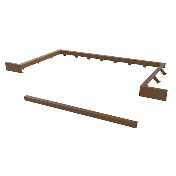 Vestil CAS-75 Dockleveler Option-Curb Angle Set, 7x5, PR