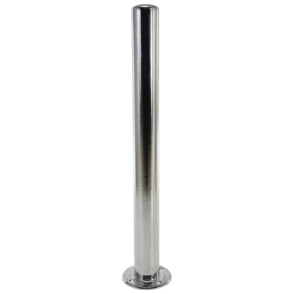 Vestil CBOL-42-4 48x4 Chrom Plated Safety Bollard