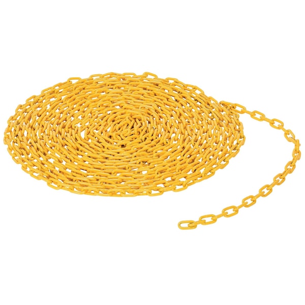 Vestil CHAIN-316-PF-YL 3/16" CHAIN, PER FOOT, YELLOW