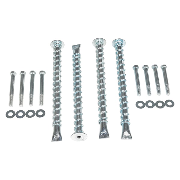 Vestil CS-HD-AK-4 Removable Anchor Bolt, 0.3125" L, Steel