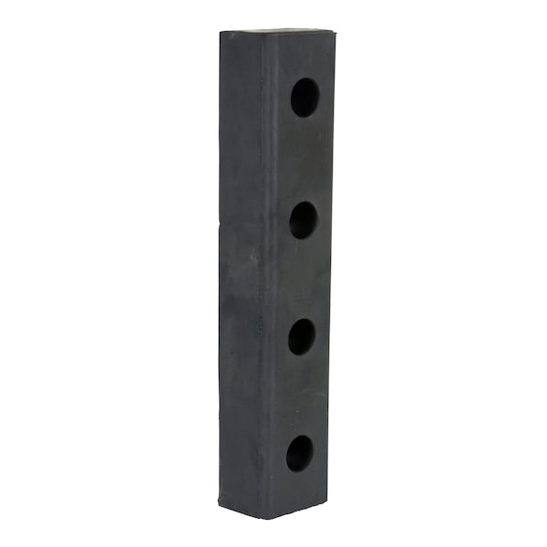 Vestil DBE-20-1 Hardened Molded Rubber Bumper