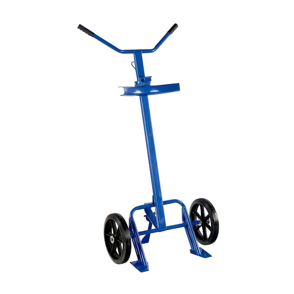 Vestil DBT-1200 Blue Barrel/Drum Truck 800 lb Capacity Rubber-on-Steel Wheels