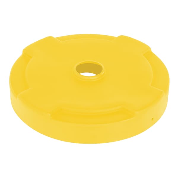 Vestil DC-P-55-CAN-YL DRUM RECYCLING LID 55 GAL DRUM YELLOW