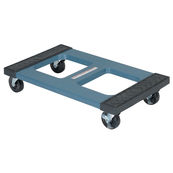Vestil DOL-1830-P Blue Polyethylene Dolly Padded Top 1000 lb Capacity 18 x 30