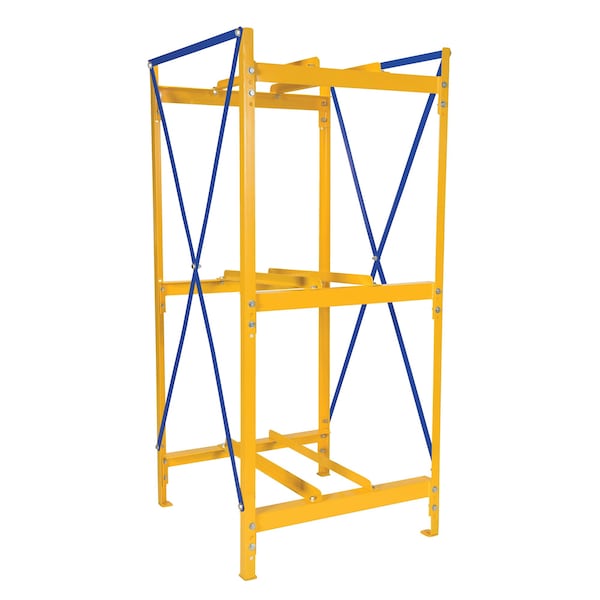 Vestil DRK-1-3 Drum Storage Rack, 1 Wide, 3 High